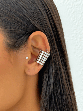 Piercing Fake com Pontos de Zircônia